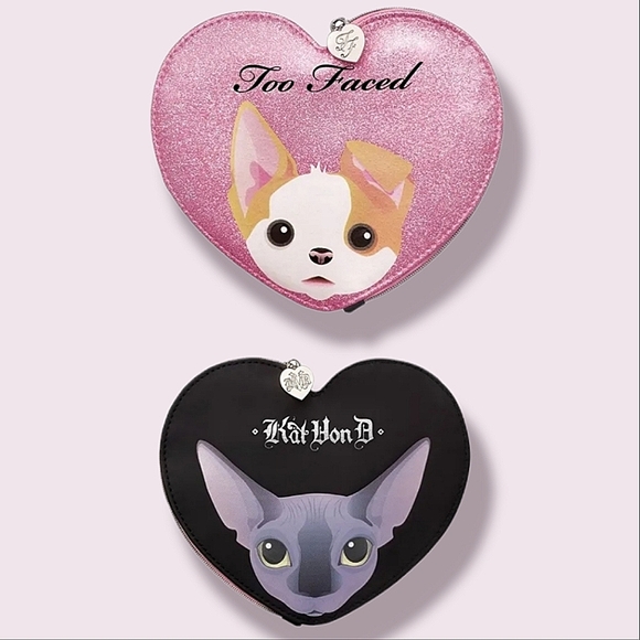 Kat Von D Handbags - Kat Von Dee Too Faced Makeup Bag